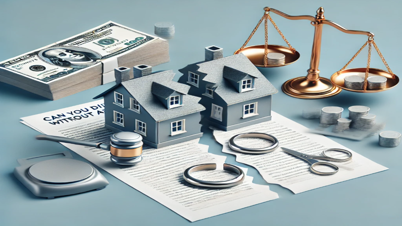 can you divorce without splitting assets​